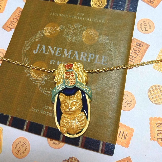 JaneMarple(ジェーンマープル)のｼﾞｪｰﾝﾏｰﾌﾟﾙ｡♡:*゜ネコ紋章ネックレス レディースのアクセサリー(ネックレス)の商品写真