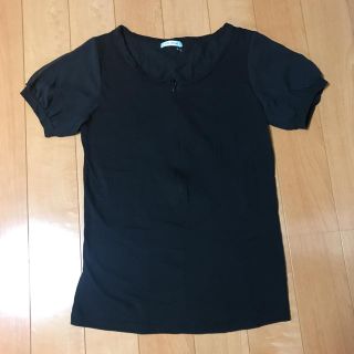 ミルフェルム(mille ferme)のasu様専用 ミルフェルム 半袖袖シフォン授乳口付きTシャツ(マタニティトップス)