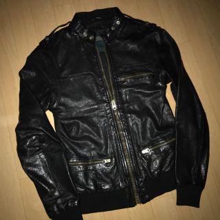 激安モール Golden Goose 亀梨和也 ライダースジャケット xs レザー