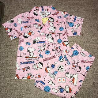 新品 スヌーピー  パジャマ 110㎝ 女の子 ピンク色(パジャマ)