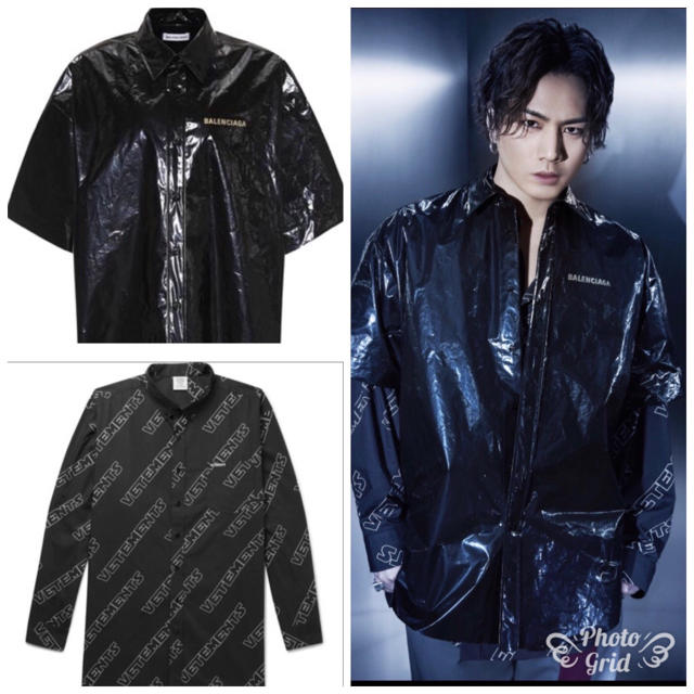 Balenciaga(バレンシアガ)のBALENCIAGA 18SS  PVCshirt メンズのトップス(シャツ)の商品写真