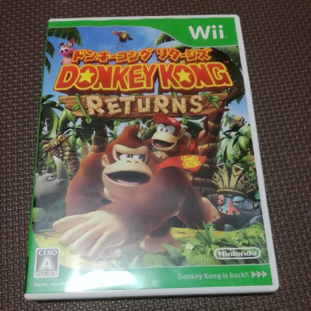 Wii(ウィー)のドンキーコングリターンズ　Wii用 エンタメ/ホビーのゲームソフト/ゲーム機本体(家庭用ゲームソフト)の商品写真