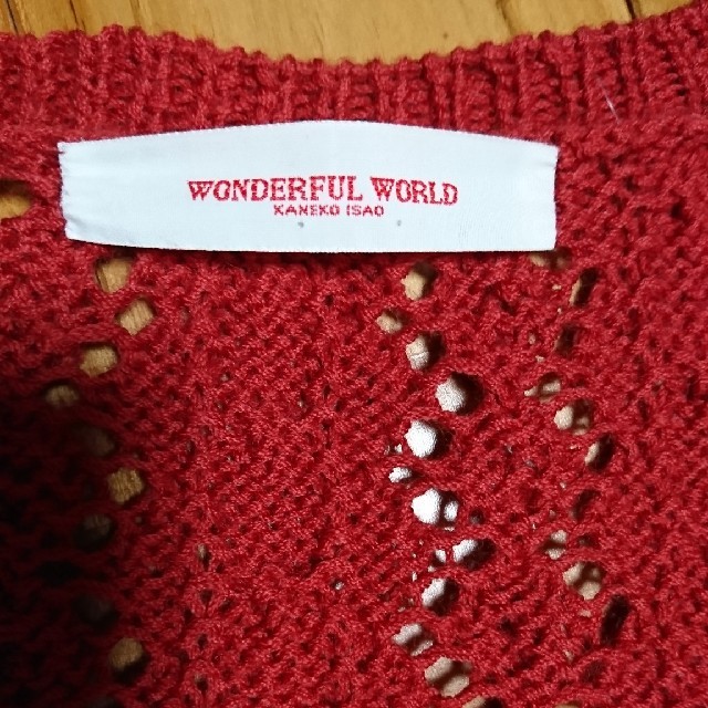 WONDERFUL WORLD カーディガン WONDERFUL WORLD カーディガン