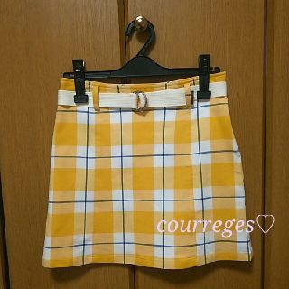 クレージュ(Courreges)の【新品未使用】クレージュ♡チェックスカート(ミニスカート)