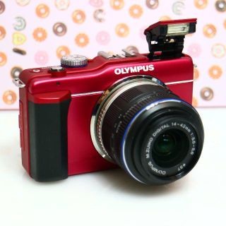 オリンパス(OLYMPUS)の♪操作簡単 Wi-fiで画像転送 オリンパス E-PL1s 夜景モード付 ♪(ミラーレス一眼)