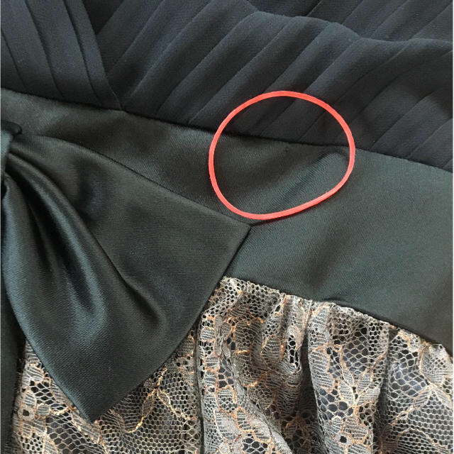 GRACE CONTINENTAL(グレースコンチネンタル)のGRACE CONTINENTAL ドレス ワンピース 黒 レース 36 レディースのフォーマル/ドレス(ミディアムドレス)の商品写真