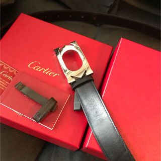 【未使用品】カルティエ ダブルC ロゴ ベルト CARTIER 付属品全てあり値引き対応不可商品です