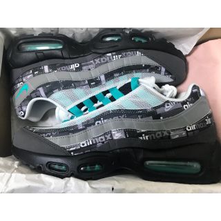 アトモス(atmos)のnike atmos airmax95 clearjade 青 26cm 極美品(スニーカー)