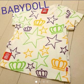 ベビードール(BABYDOLL)のBABYDOLL/美品/総柄Tシャツ/70～80cm/男女OK(Ｔシャツ)