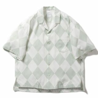 ステュディオス(STUDIOUS)のName. DIAMOND PATTERN OPEN COLLAR SHIRT(シャツ)