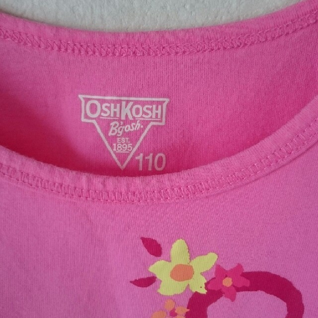 OshKosh(オシュコシュ)のノースリーブTシャツ＊110 キッズ/ベビー/マタニティのキッズ服女の子用(90cm~)(Tシャツ/カットソー)の商品写真