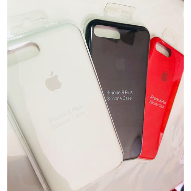 Apple Iphone Appleマーク シリコンケース 7プラス 8プラス の通販 By にゃんこ S Shop アップルならラクマ