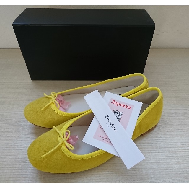 新品★レペット★repetto スウェード Cendrillon ◆イエロー 1