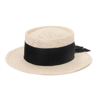 21日まで☆  新品 Chapeau d' O シャポード オー カンカン帽 ☆(麦わら帽子/ストローハット)