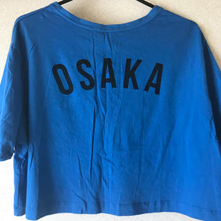 ザラ(ZARA)のZARA ブルー Tシャツ 大阪(Tシャツ(半袖/袖なし))