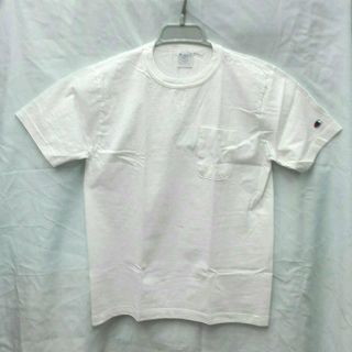 チャンピオン(Champion)の★チャンピオン★T1011★ポケット付Tシャツ★ホワイト★S★(Tシャツ/カットソー(半袖/袖なし))