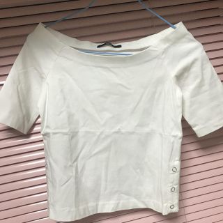 エモダ(EMODA)のEMODA 白トップス(Tシャツ(半袖/袖なし))