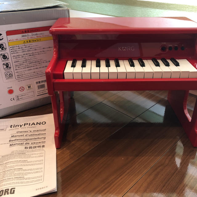 KORG(コルグ)のさる4133様専用☆KORG tinyPIANO レッド 楽器の楽器 その他(その他)の商品写真