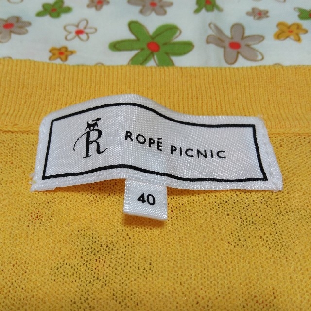 Rope' Picnic(ロペピクニック)のかなぴょんさん専用　ロペピクニック　カーディガン　七分　Lサイズ レディースのトップス(カーディガン)の商品写真