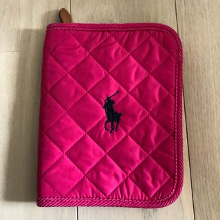 ラルフローレン(Ralph Lauren)の美品! ラルフローレン 母子手帳ケース 希少なピンク×ネイビー(母子手帳ケース)