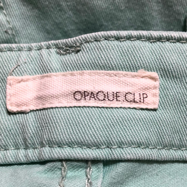 OPAQUE.CLIP(オペークドットクリップ)のパンツ エメラルドグリーン色 レディースのパンツ(スキニーパンツ)の商品写真