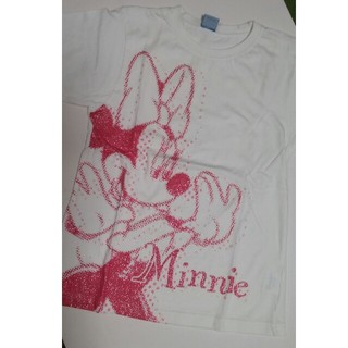 ディズニー(Disney)の【美品】 Disneyミニー半袖Ｔシャツ Mサイズ(Tシャツ(半袖/袖なし))