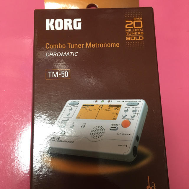 KORG(コルグ)の(値下げしました)KORG メトロノーム TM-50 パールホワイト 楽器の楽器 その他(その他)の商品写真