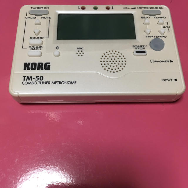 KORG(コルグ)の(値下げしました)KORG メトロノーム TM-50 パールホワイト 楽器の楽器 その他(その他)の商品写真