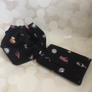ちりめん和装バッグ 2点セット(その他)