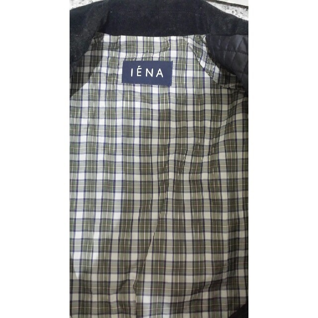 IENA(イエナ)のかいちゃん様専用　IENA イエナ　キルティング　ジャケット　黒　used美品 レディースのジャケット/アウター(テーラードジャケット)の商品写真