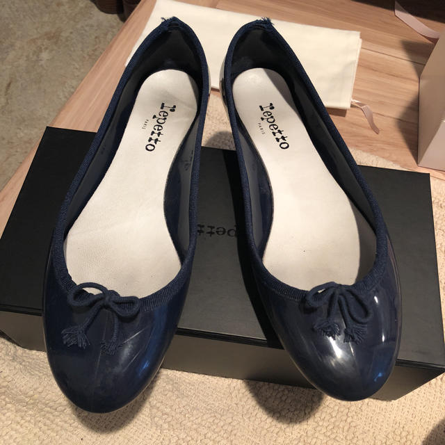 repetto - レペット レインシューズ ネイビー 箱なしの通販 by はーこ ...