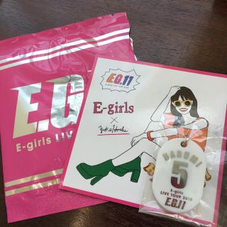 イーガールズ(E-girls)の佐藤晴美 フォトカード付き(キーホルダー)