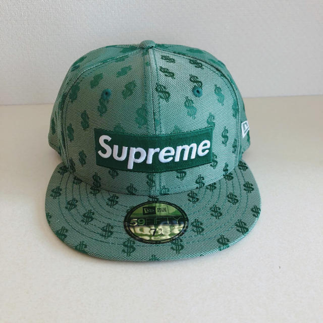 Supreme Monogram Box Logo Newera 7 1/4キャップ