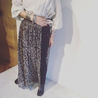 ビューティアンドユースユナイテッドアローズ(BEAUTY&YOUTH UNITED ARROWS)のroku 6 PAISLEY MAXI SKIRT(ロングスカート)