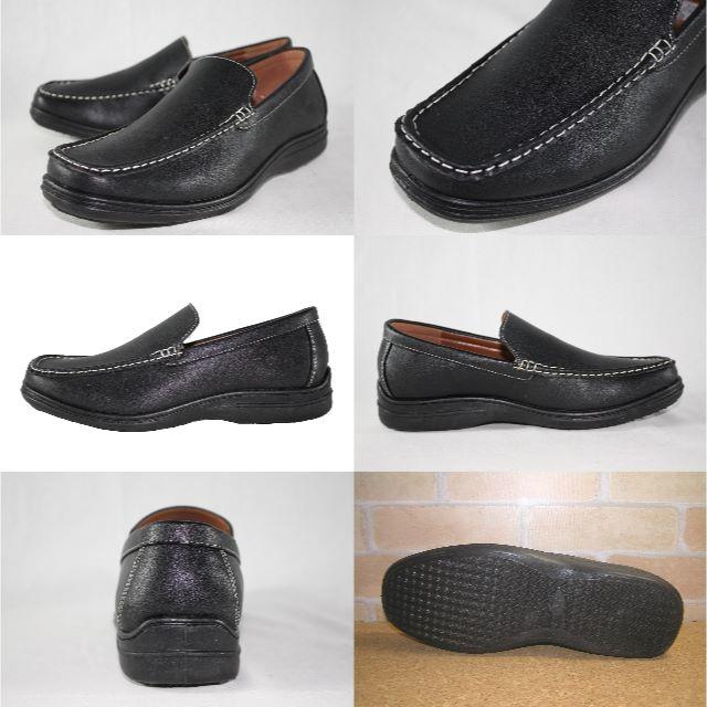 Braccianoスリップオンドライビングシューズ ブラック 27cm メンズの靴/シューズ(スリッポン/モカシン)の商品写真