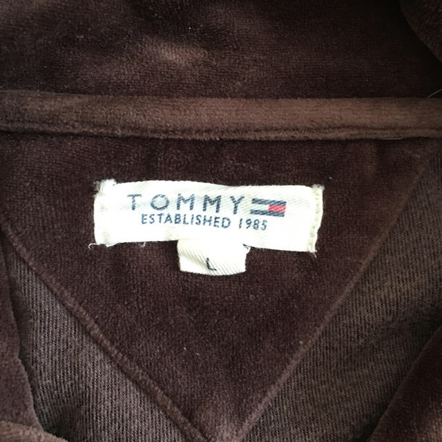 TOMMY(トミー)の【専用】メンズMサイズ ジャージ  ブラウン ベロア素材 メンズのトップス(ジャージ)の商品写真