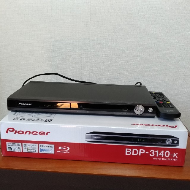 Pioneer(パイオニア)のpioneer　bdp-3140-k　ブルーレイプレイヤー スマホ/家電/カメラのテレビ/映像機器(ブルーレイプレイヤー)の商品写真