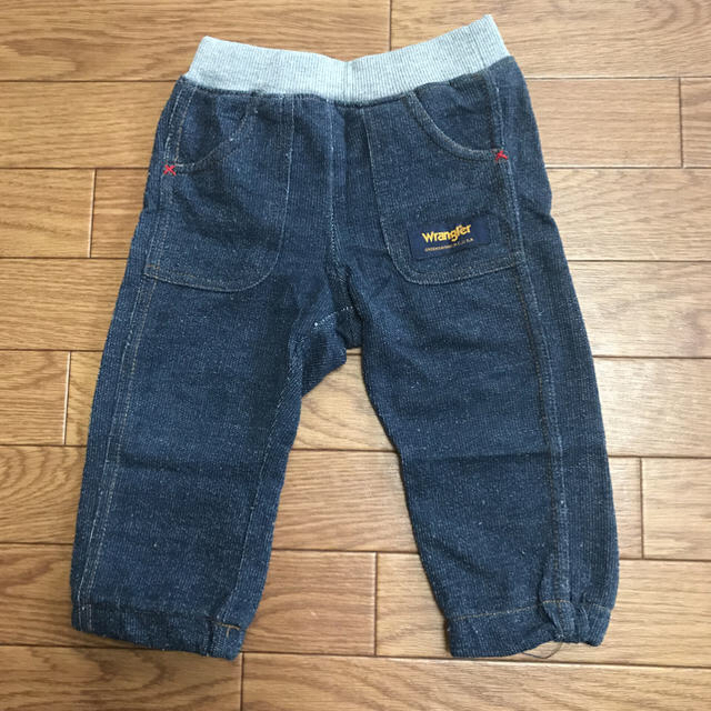 Wrangler(ラングラー)のWrangler デニム風 スウェットパンツ (80cm) キッズ/ベビー/マタニティのベビー服(~85cm)(パンツ)の商品写真