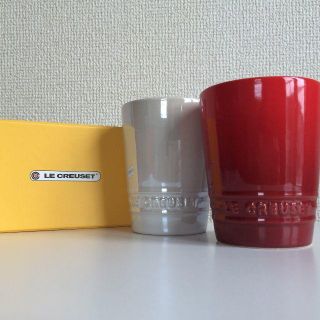 ルクルーゼ(LE CREUSET)の【新品・未使用】ルクルーゼ　ペア・ショート タンブラー(タンブラー)