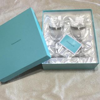 ティファニー(Tiffany & Co.)の新品 お箱入り❤️ティファニー ペアワイングラス(グラス/カップ)