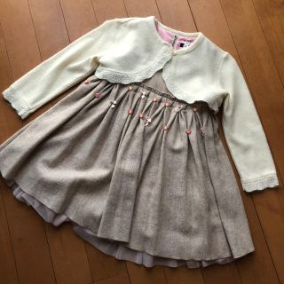 モナリザ MONNALISA キッズ 子供 女の子 ワンピース フォーマル