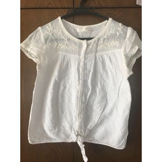 ザラキッズ(ZARA KIDS)のZARAkids 白トップス(ブラウス)