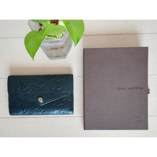 ルイヴィトン(LOUIS VUITTON)の 【LOUIS VUITTON】ルイヴィトン  アンプラント 折り財布 黒(財布)