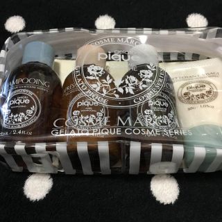 ジェラートピケ(gelato pique)の新品☆半額以下☆ジェラートピケ ☆ コスメマルシェ トラベルキット(旅行用品)