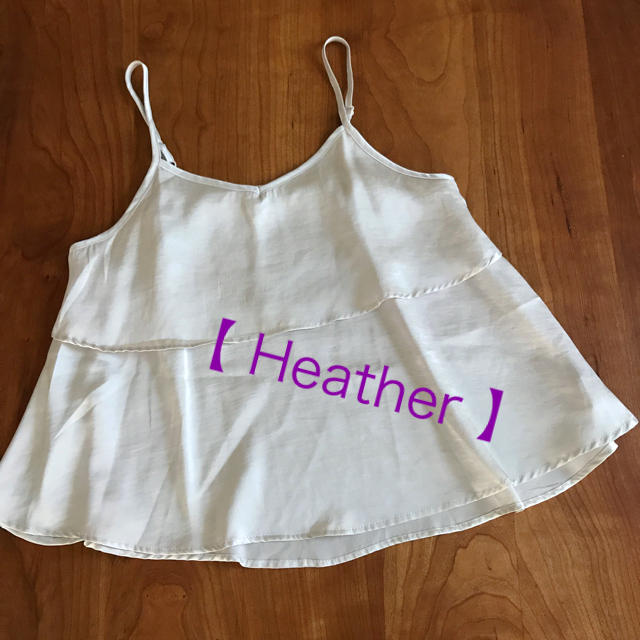 heather(ヘザー)の【Heather】これからの季節★Tシャツの上に着てカワイイ♪キャミソール レディースのトップス(キャミソール)の商品写真