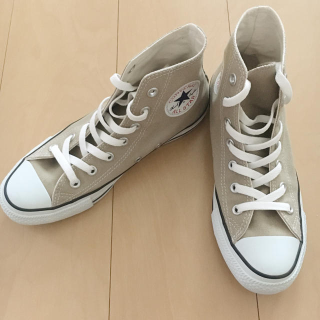 CONVERSE(コンバース)のコンバース ハイカット ベージュ 24.5cm レディースの靴/シューズ(スニーカー)の商品写真