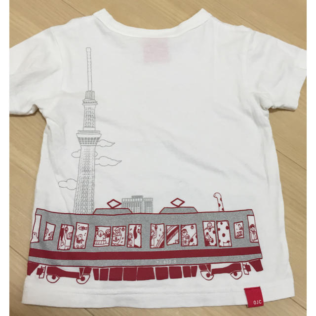 LAUNDRY(ランドリー)のオジコ ojico スカイツリー&電車 4A Tシャツ キッズ/ベビー/マタニティのキッズ服男の子用(90cm~)(Tシャツ/カットソー)の商品写真