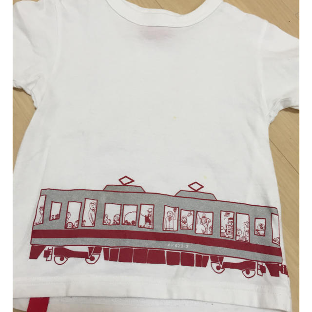 LAUNDRY(ランドリー)のオジコ ojico スカイツリー&電車 4A Tシャツ キッズ/ベビー/マタニティのキッズ服男の子用(90cm~)(Tシャツ/カットソー)の商品写真