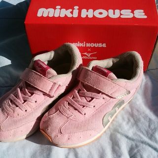 ミキハウス(mikihouse)の※最終値下※ミキハウス☆ミズノコラボシューズ☆16.5㎝(スニーカー)