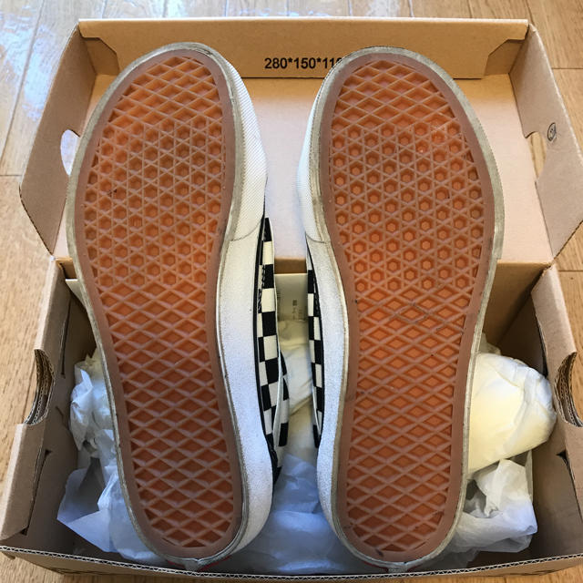 VANS チェック柄スニーカー 1